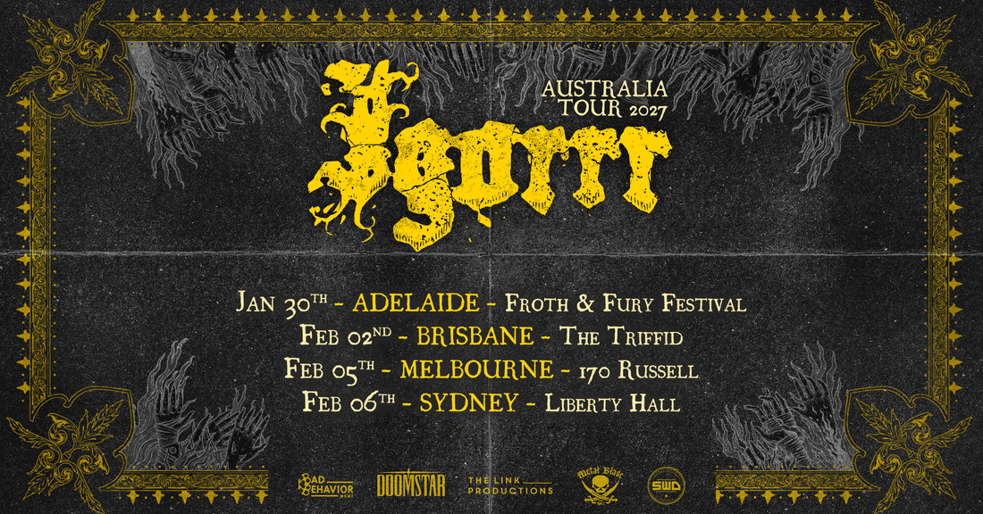 IGORRR Australian Tour, January 30 - February 6, 2027
