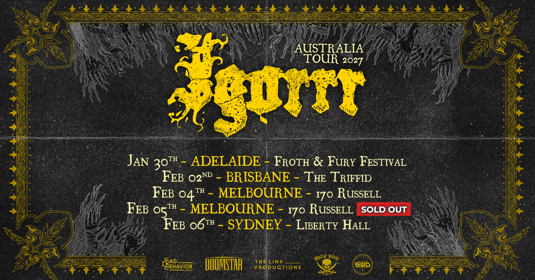 IGORRR Australian Tour, January 30 - February 6, 2027