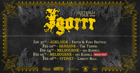 IGORRR Australian Tour, January 30 - February 6, 2027